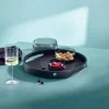 AdHoc Aura Serveringsbakke Ø 40 cm - Asketræ - Sort
