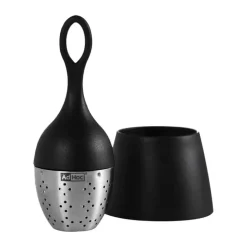 AdHoc Floatea Teæg H 12,5 cm - Plastik/rustfrit stål - Sort