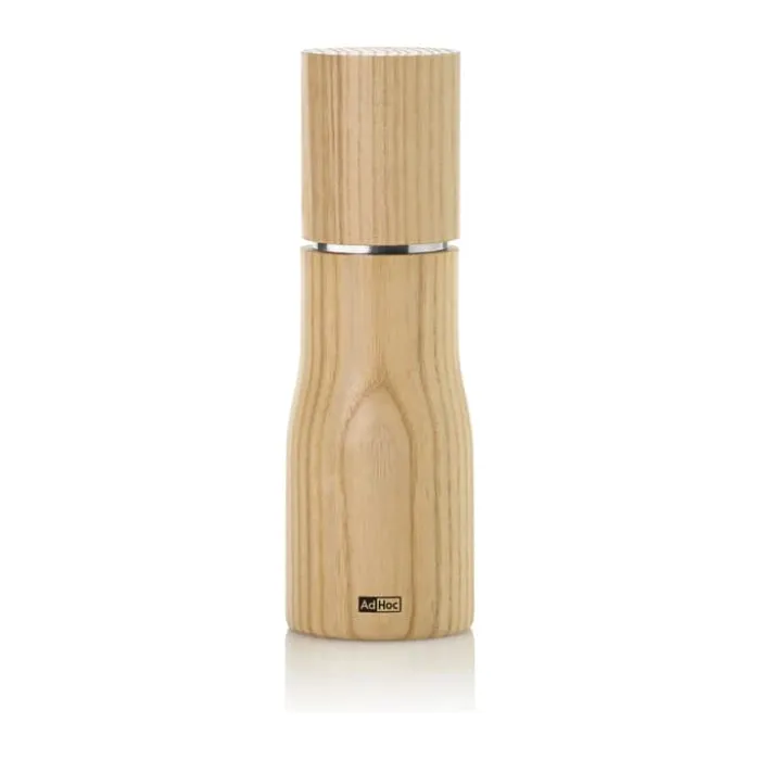 AdHoc Levo Salt- og peberkværn H 15 cm - Akacietræ - Natur