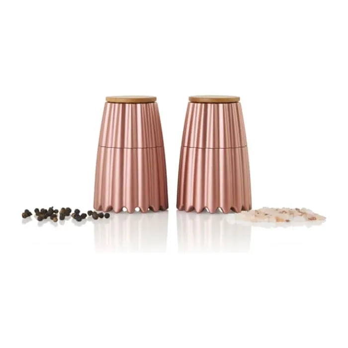 AdHoc MagTwo Kværnsæt - 2 dele H 19,5 cm - Plastik/bambus - Rosé
