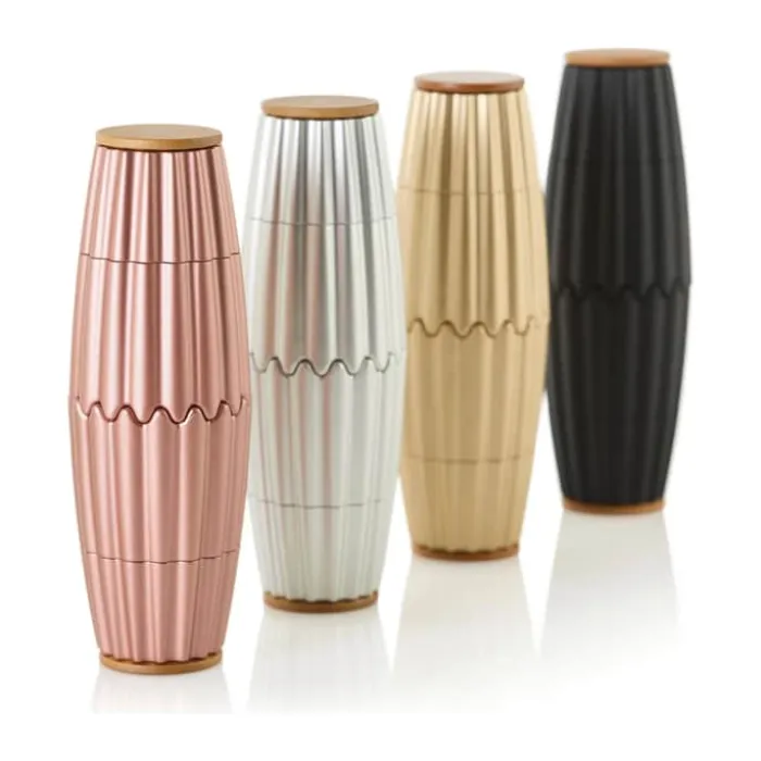 AdHoc MagTwo Kværnsæt - 2 dele H 19,5 cm - Plastik/bambus - Rosé