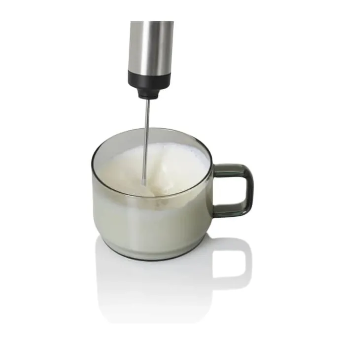 AdHoc Moro Mælkeskummer H 20,8 cm - Plastik/rustfrit stål - Grå