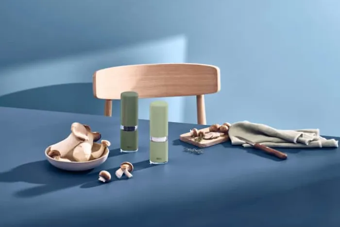 AdHoc Style Kværnsæt - 2 stk. H 14,9 cm - Rustfrit stål - Grøn