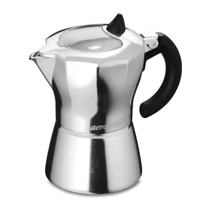 Aerolatte Mokkakande 3 kopper - Aluminium - Sølvfarvet