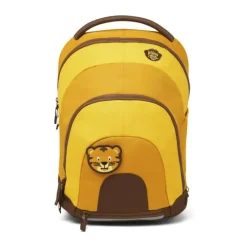 Affenzahn Rygsæk Med Regnslag H 36 x B 13 x L 26 cm - Polyester - Gul/Grøn