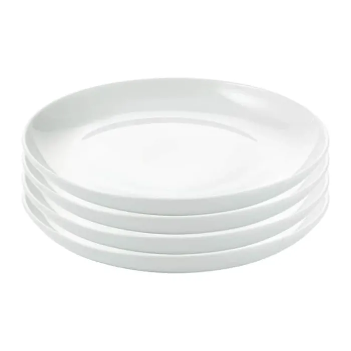 Aida Atelier Desserttallerken - 4 stk. Ø 18 cm - Porcelæn - Hvid