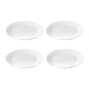 Aida Café Steaktallerken - 4 stk. B 27,5 x L 27,5 cm - Porcelæn - Hvid