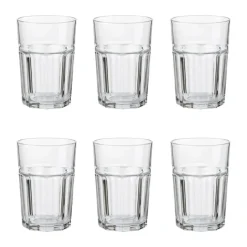 Aida Granit Caféglas - 6 stk. 36 cl - Glas - Klar