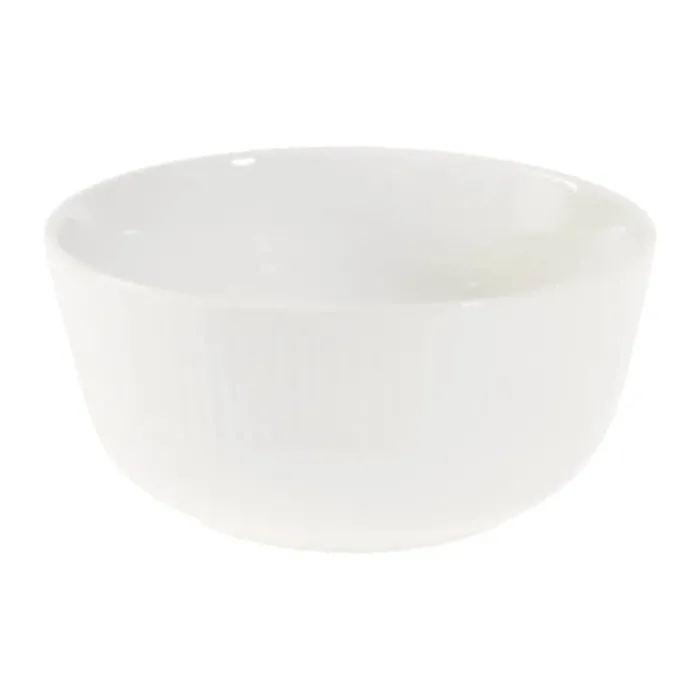 Aida Groovy Skål Ø 14,5 cm - Porcelæn - Hvid