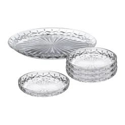 Aida Harvey Dessertsæt - 5 dele Glas - Klar