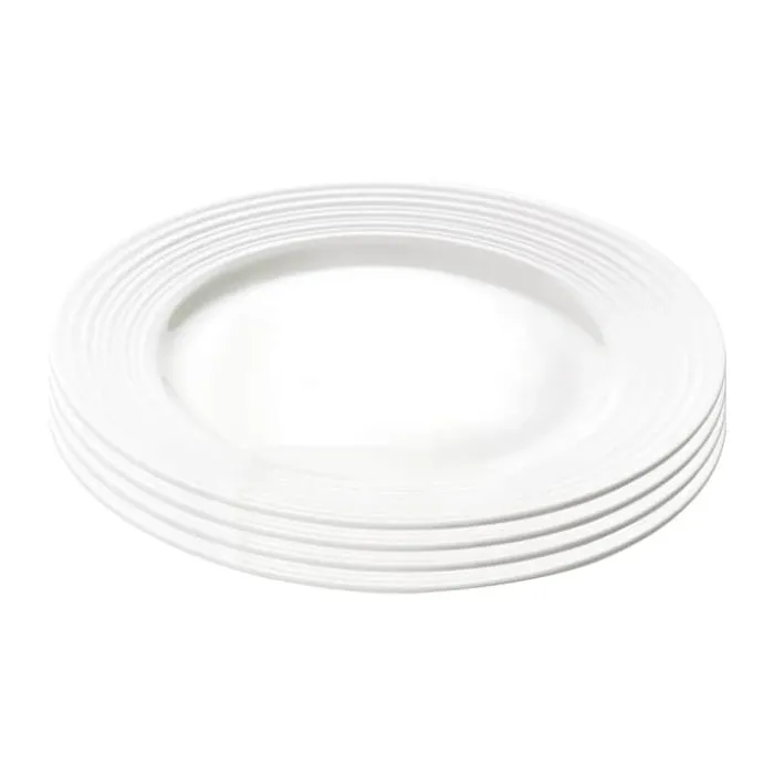 Aida Passion Middagstallerken - 4 stk. Ø 28 cm - Porcelæn - Creme Hvid