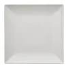 Aida Quadro Flad Tallerken B 26,5 x L 26,5 cm - Stentøj - Hvid