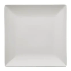 Aida Quadro Flad Tallerken B 26,5 x L 26,5 cm - Stentøj - Hvid