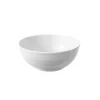 Aida Relief Salatskål Ø 25 x H 10 cm - Porcelæn - Hvid