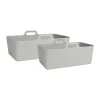 AIRFRYER Form til airfryer - 2 stk. B 19/22 x L 14/14 cm - Silikone - Grå