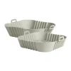 AIRFRYER Form til airfryer - 2 stk. B 18/21 x L 18/21 cm - Silikone