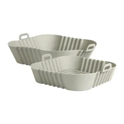 AIRFRYER Form til airfryer - 2 stk. B 18/21 x L 18/21 cm - Silikone