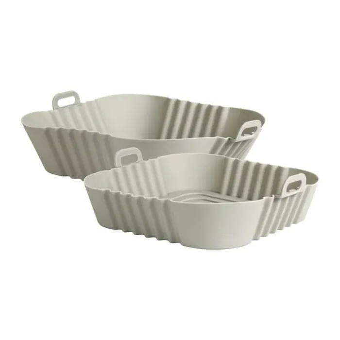 AIRFRYER Form til airfryer - 2 stk. B 18/21 x L 18/21 cm - Silikone