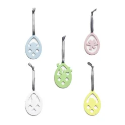AIRies AIRies Påskeophæng - 5 stk. B 3,7 x L 5,5 cm - Zink - Multifarvet