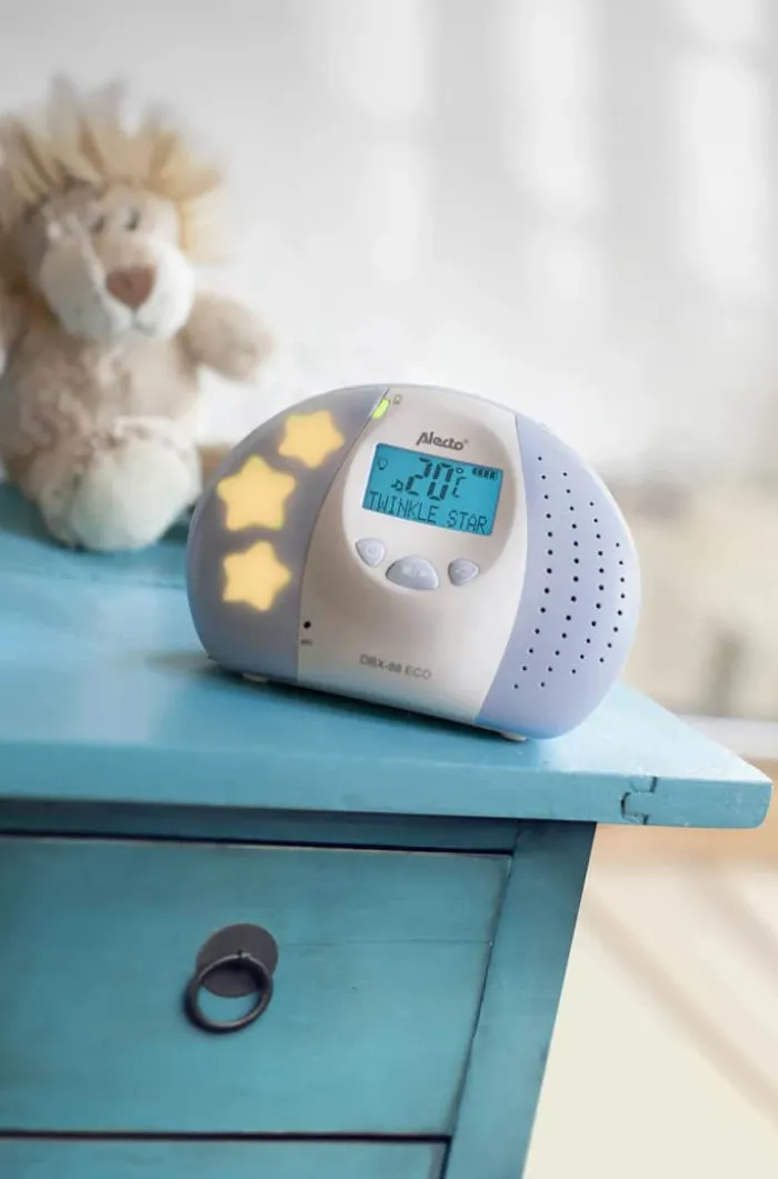 Alecto Baby DBX-88 ECO Babyalarm Med temperaturmåler og mulighed for tovejskommunikation