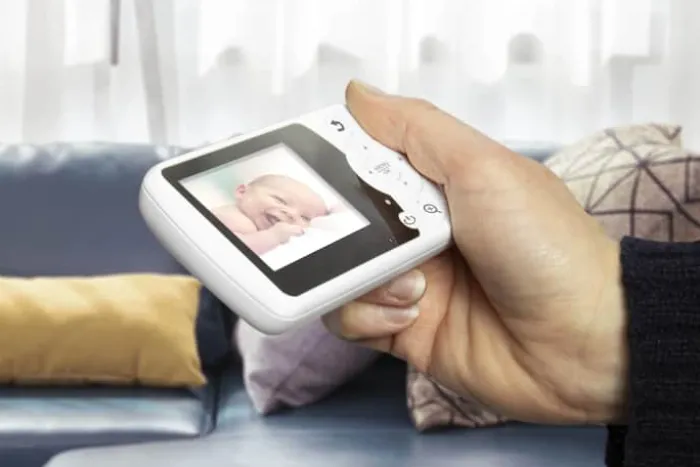 Alecto Baby DVM-64 Babyalarm med video Udstyret med temperaturmåler