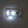 Alecto LED Natlampe Lyssensor - Plastik - Hvid