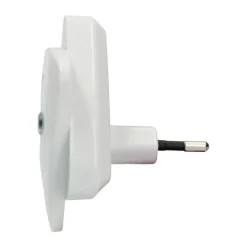 Alecto LED Natlampe Lyssensor - Plastik - Hvid