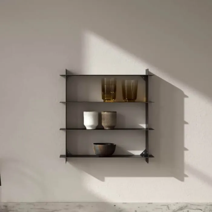 Andersen Furniture Division Hylde H 45 x B 45 x D 10 cm - Stål - Sort