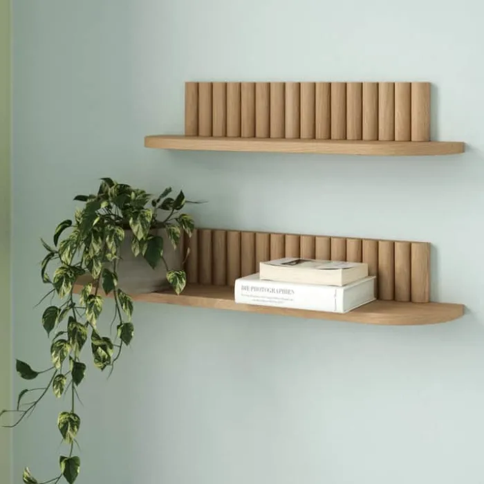 Andersen Furniture Pillar Hylde H 12 x B 78 x D 15 cm - Egetræ - Natur