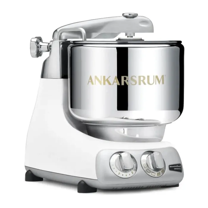 Ankarsrum Assistent Original Røremaskine AKM 6230MW 7 liter - Inkl. tilbehør - Mat hvid