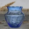 Anna von Lipa Dahlia Vase Ø 23 x H 22 cm - Glas - Lyseblå