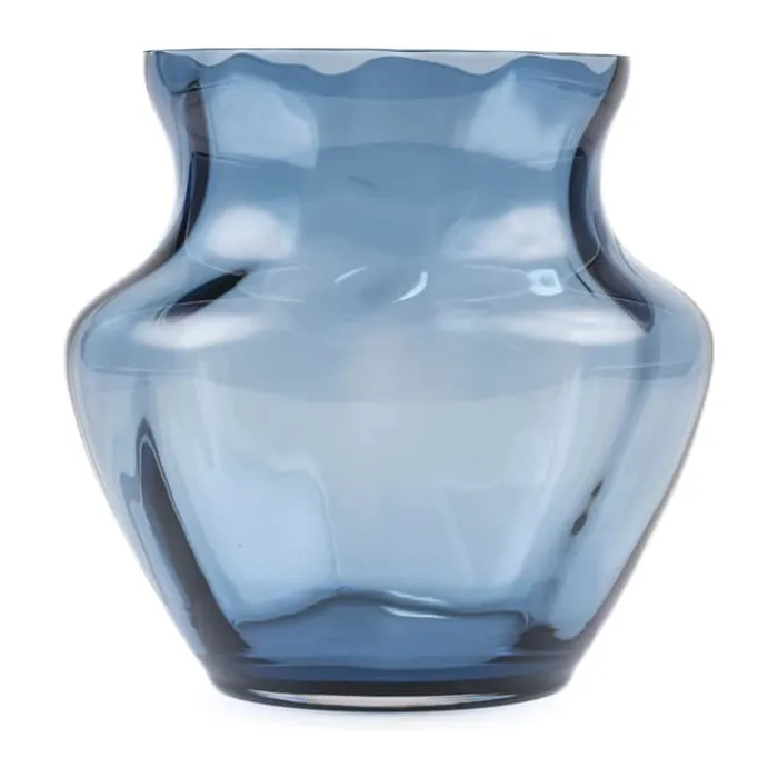 Anna von Lipa Dahlia Vase Ø 23 x H 22 cm - Glas - Blå