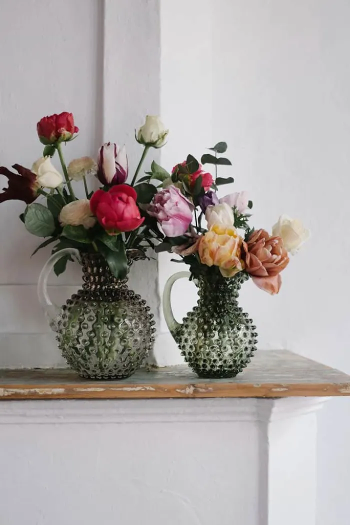 Anna von Lipa Paris Hobnail Serveringskande 2 liter - Glas - Cashmere