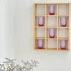 Anna von Lipa Swirl Vandglas 25 cl - Glas - Rosa