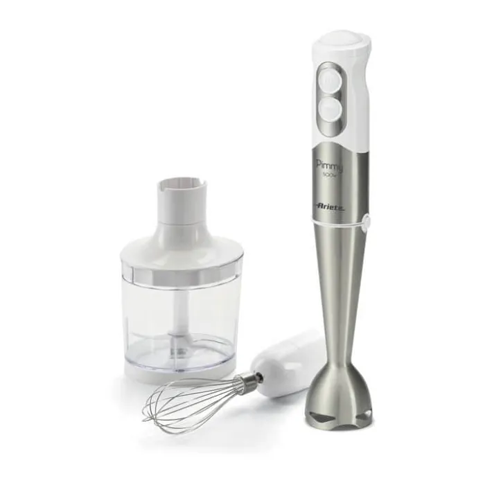 Ariete 3-i-1 Stavblender 500 Watt - 500 ml skål - Inkl. tilbehør