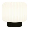 Atelier Pierre since 1968 Dentelles Wide XL Portable Bordlampe H 30,7 x Ø 27 cm - LED - Hvid/sort