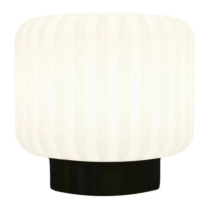 Atelier Pierre since 1968 Dentelles Wide XL Portable Bordlampe H 30,7 x Ø 27 cm - LED - Hvid/sort