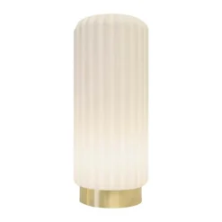 Atelier Pierre since 1968 Dentelles Tall XL Portable Gulvlampe H 66 x Ø 27 cm - LED - Hvid/guld