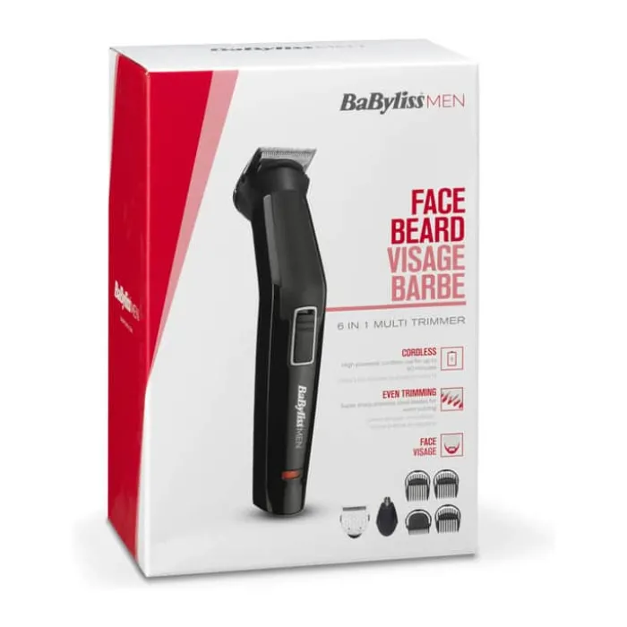BaByliss For Men Men Multitrimmer MT725E Brugstid: 60 min. - Inkl. tilbehør