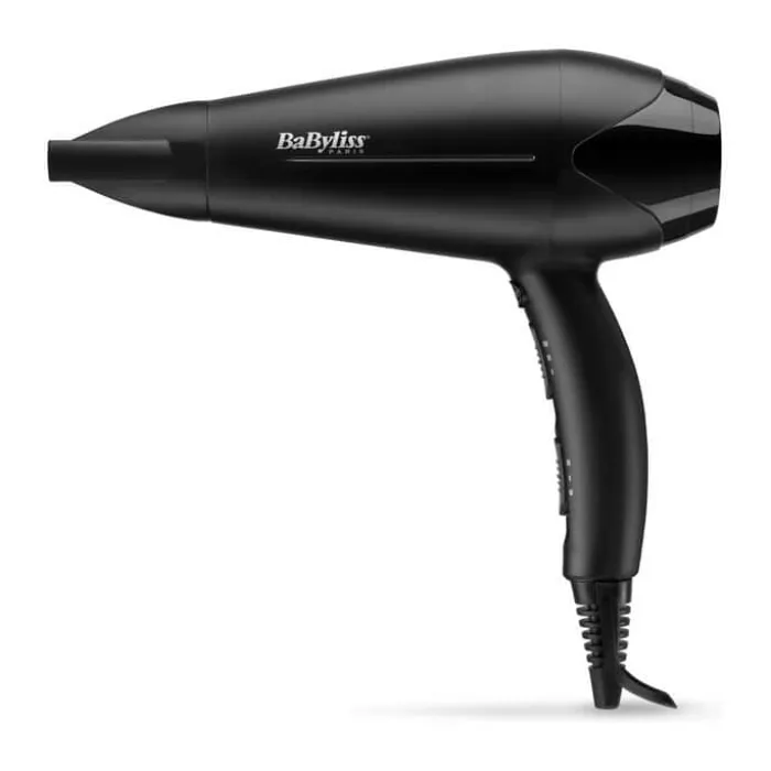 BaByliss Paris Hårtørrer D563DE 3 varmeindstillinger - Cool shot-knap - Inkl. tilbehør