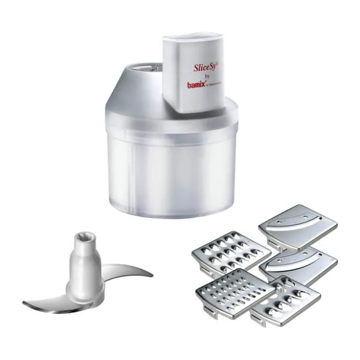 Bamix Tilbør til stavblender SliceSy Passer til Bamix-stavblendere på min. 180 watt - Lys grå