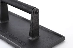 Barbecue Masters Støbejerns Grillpresser B 18 x L 10 cm - Støbejern - Sort
