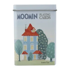 Barbo Toys Mumi Spillekort - Hus B 7,5 x H 4 x L 10,5 cm - Grå