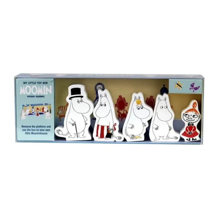 Barbo Toys Mumitrolde - 5 stk. Træ - Blå