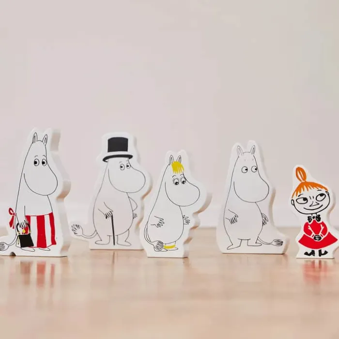 Barbo Toys Mumitrolde - 5 stk. Træ - Blå