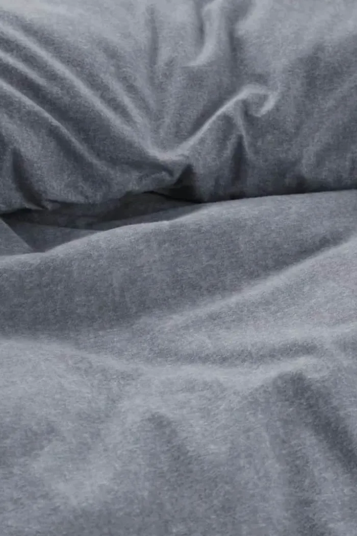 BeddingHouse Frost Sengetøj B 140 x L 200 cm - Bomuldsflanel - Blue Grey