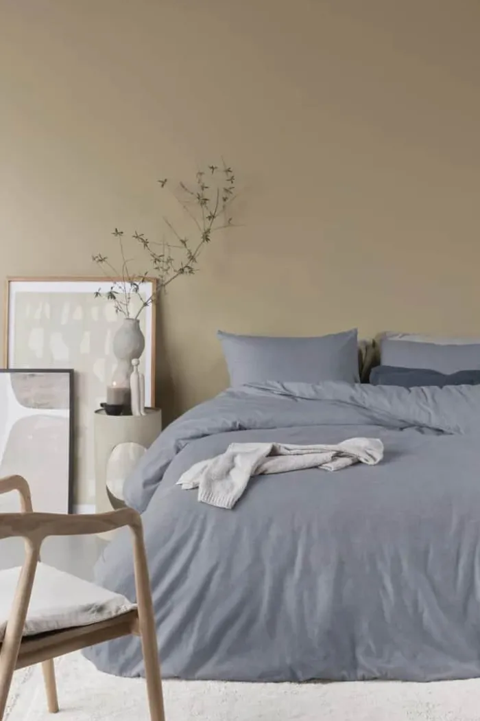 BeddingHouse Frost Sengetøj B 140 x L 200 cm - Bomuldsflanel - Blue Grey