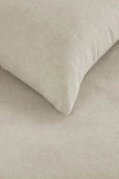 BeddingHouse Frost Sengetøj B 140 x L 200 cm - Bomuldsflanel - Light Sand