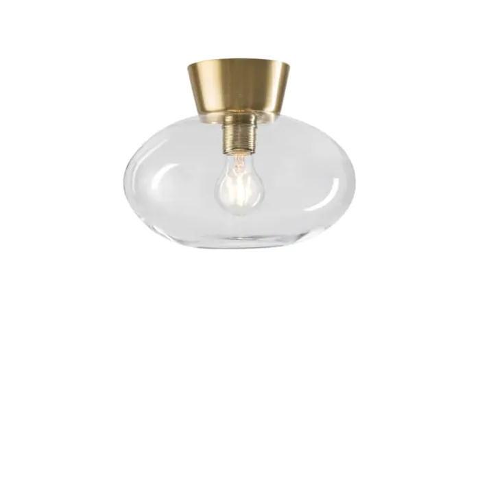 Belid Bullo Loftlampe Ø 27 cm - E27 - Brass/clear