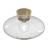 Belid Bullo Plafond Ø 38 cm - Glas - Messing/klar